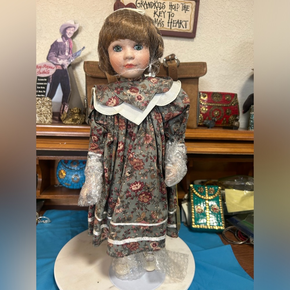 1980’s Porcelain doll- Wimbledon Collection “Hannah” hand painted and sewn